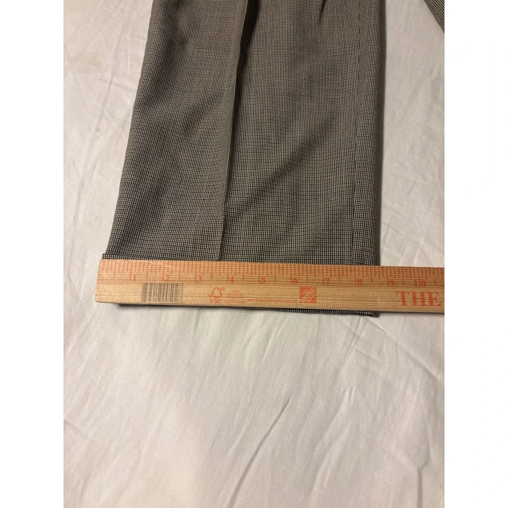 Burberrys Blazer Mens 44L Brown Vintage Micro Check Sport Coat